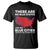 American Republican 2024 T Shirt There Are No Blue States Only Big Blue Cities America Map - Wonder Print Shop
