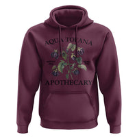 Funny Feminist Hoodie Aqua Tofana Apothecary Vintage Minimalism