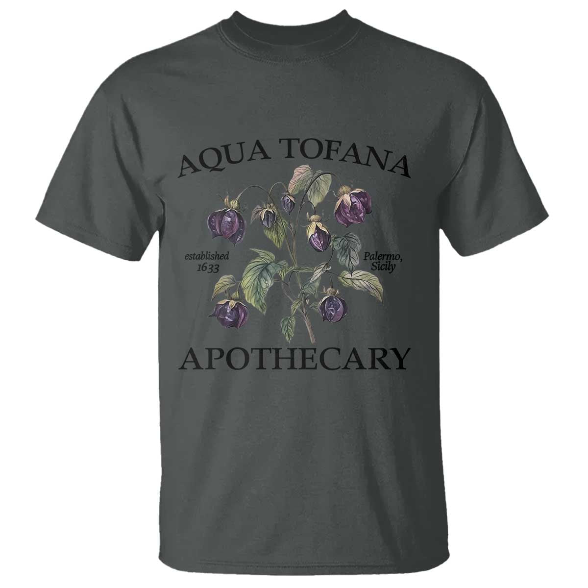 Funny Feminist T Shirt Aqua Tofana Apothecary Vintage Minimalism - Wonder Print Shop