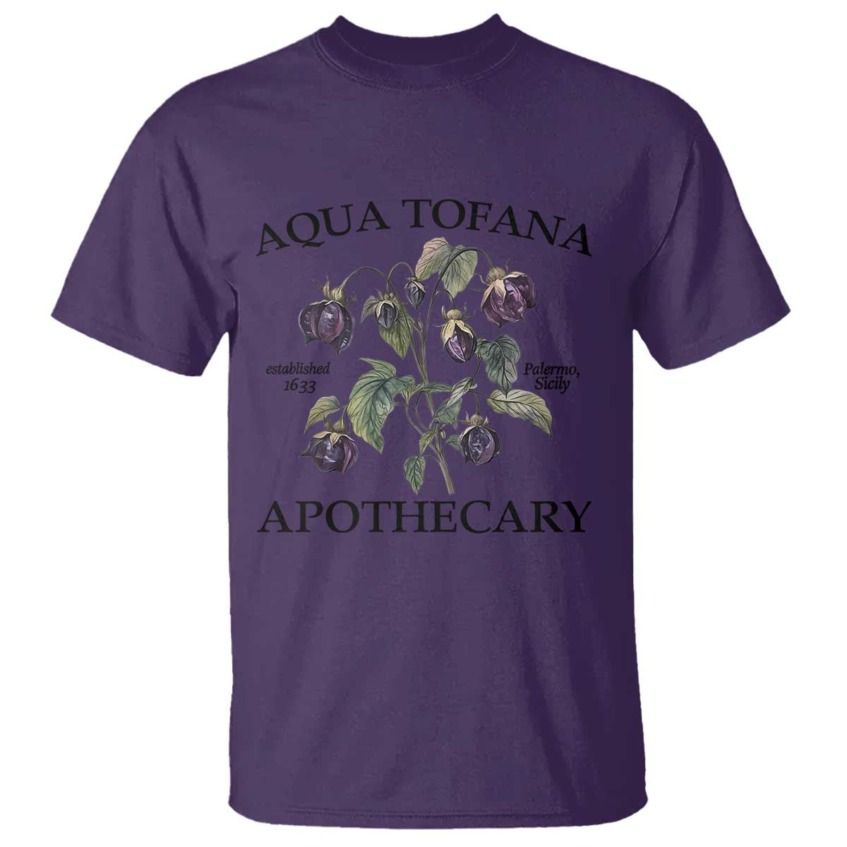 Funny Feminist T Shirt Aqua Tofana Apothecary Vintage Minimalism - Wonder Print Shop