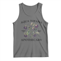 Funny Feminist Tank Top Aqua Tofana Apothecary Vintage Minimalism