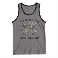 Funny Feminist Tank Top Aqua Tofana Apothecary Vintage Minimalism
