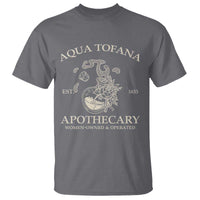 Funny Feminist T Shirt Aqua Tofana Apothecary Est 1633 Retro Vintage - Wonder Print Shop