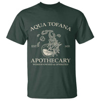 Funny Feminist T Shirt Aqua Tofana Apothecary Est 1633 Retro Vintage - Wonder Print Shop