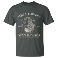 Funny Feminist T Shirt Aqua Tofana Apothecary Est 1633 Retro Vintage - Wonder Print Shop
