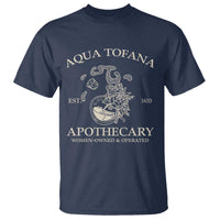 Funny Feminist T Shirt Aqua Tofana Apothecary Est 1633 Retro Vintage - Wonder Print Shop