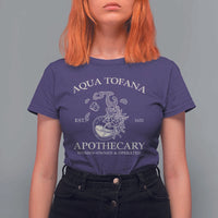 Funny Feminist T Shirt For Women Aqua Tofana Apothecary Est 1633 Retro Vintage - Wonder Print Shop