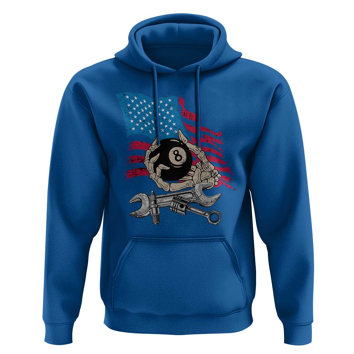 Mechanic Engineer Hoodie Mechanic Auto Car Repair American Flag Vintage Graphic