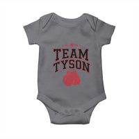 Team Tyson Baby Onesie Family Personalized Name Retro Red