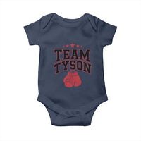 Team Tyson Baby Onesie Family Personalized Name Retro Red