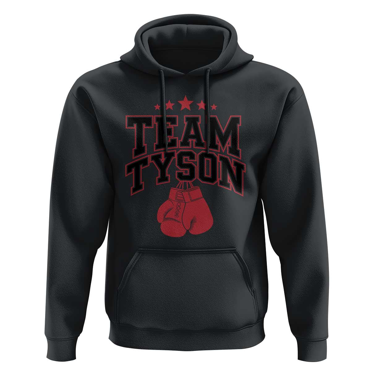 Team Tyson Hoodie Family Personalized Name Retro Red