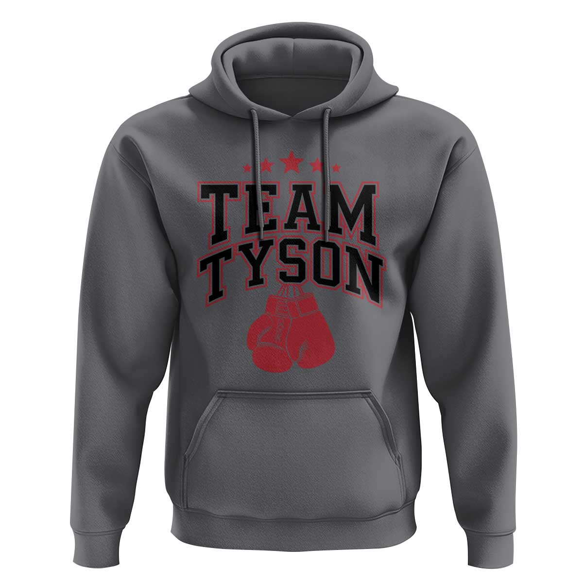 Team Tyson Hoodie Family Personalized Name Retro Red