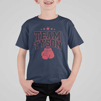 Team Tyson T Shirt For Kid Family Personalized Name Retro Red - Wonder Print Shop