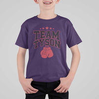 Team Tyson T Shirt For Kid Family Personalized Name Retro Red - Wonder Print Shop