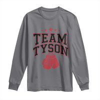 Team Tyson Long Sleeve Shirt Family Personalized Name Retro Red