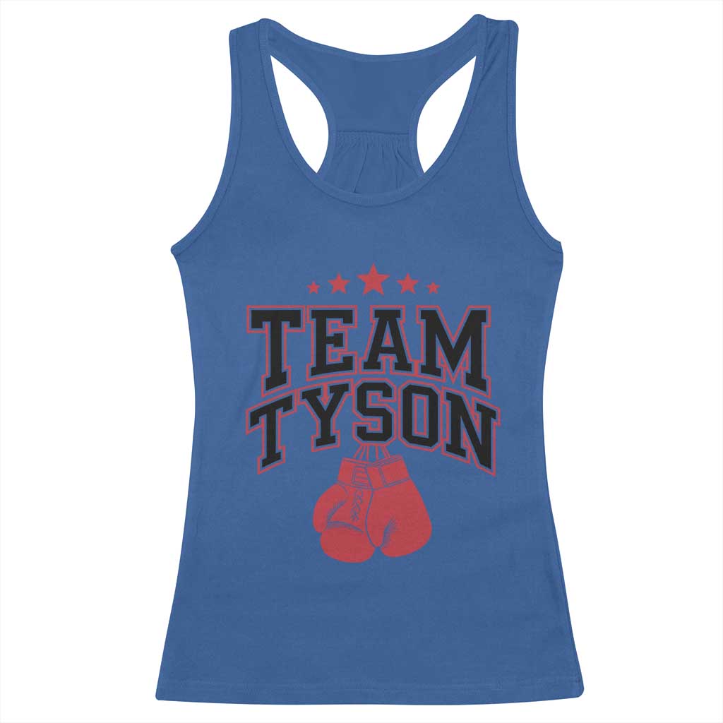 Team Tyson Racerback Tank Top Family Personalized Name Retro Red