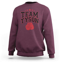 Team Tyson Sweatshirt Family Personalized Name Retro Red - Wonder Print Shop