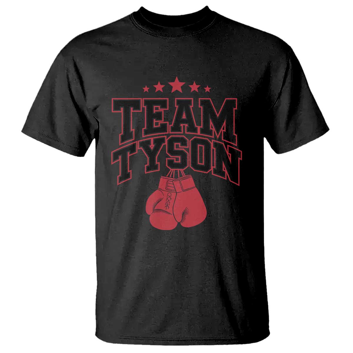 Team Tyson T Shirt Family Personalized Name Retro Red - Wonder Print Shop