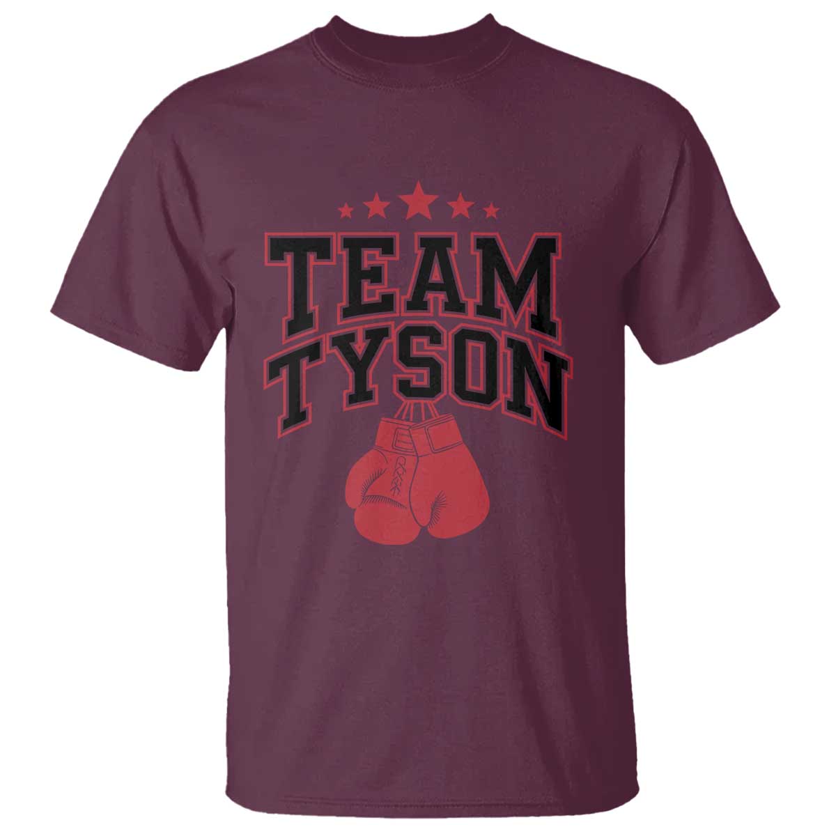 Team Tyson T Shirt Family Personalized Name Retro Red - Wonder Print Shop
