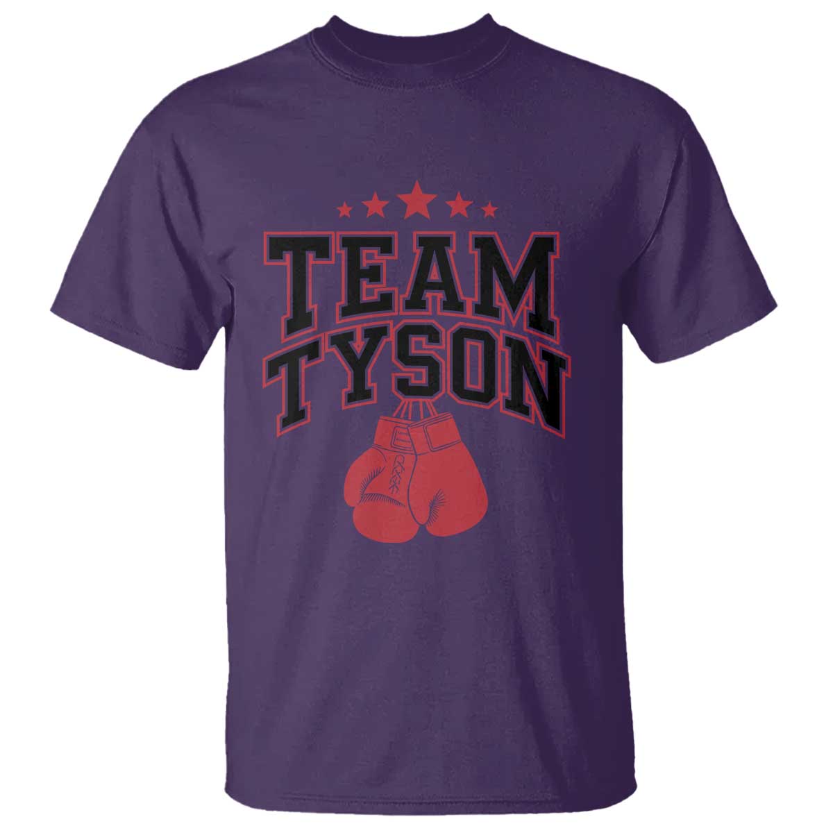 Team Tyson T Shirt Family Personalized Name Retro Red - Wonder Print Shop