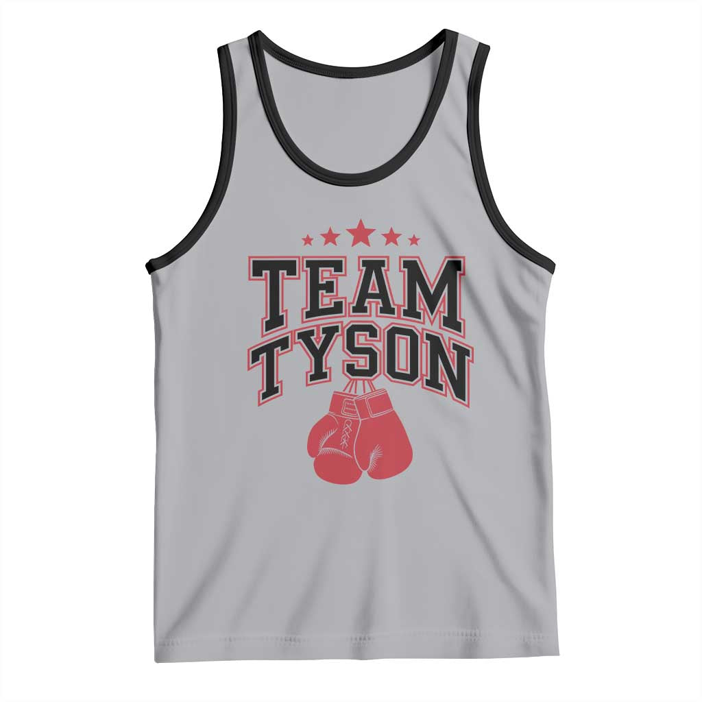 Team Tyson Tank Top Family Personalized Name Retro Red