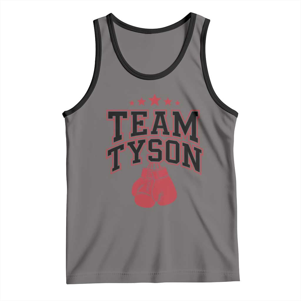 Team Tyson Tank Top Family Personalized Name Retro Red
