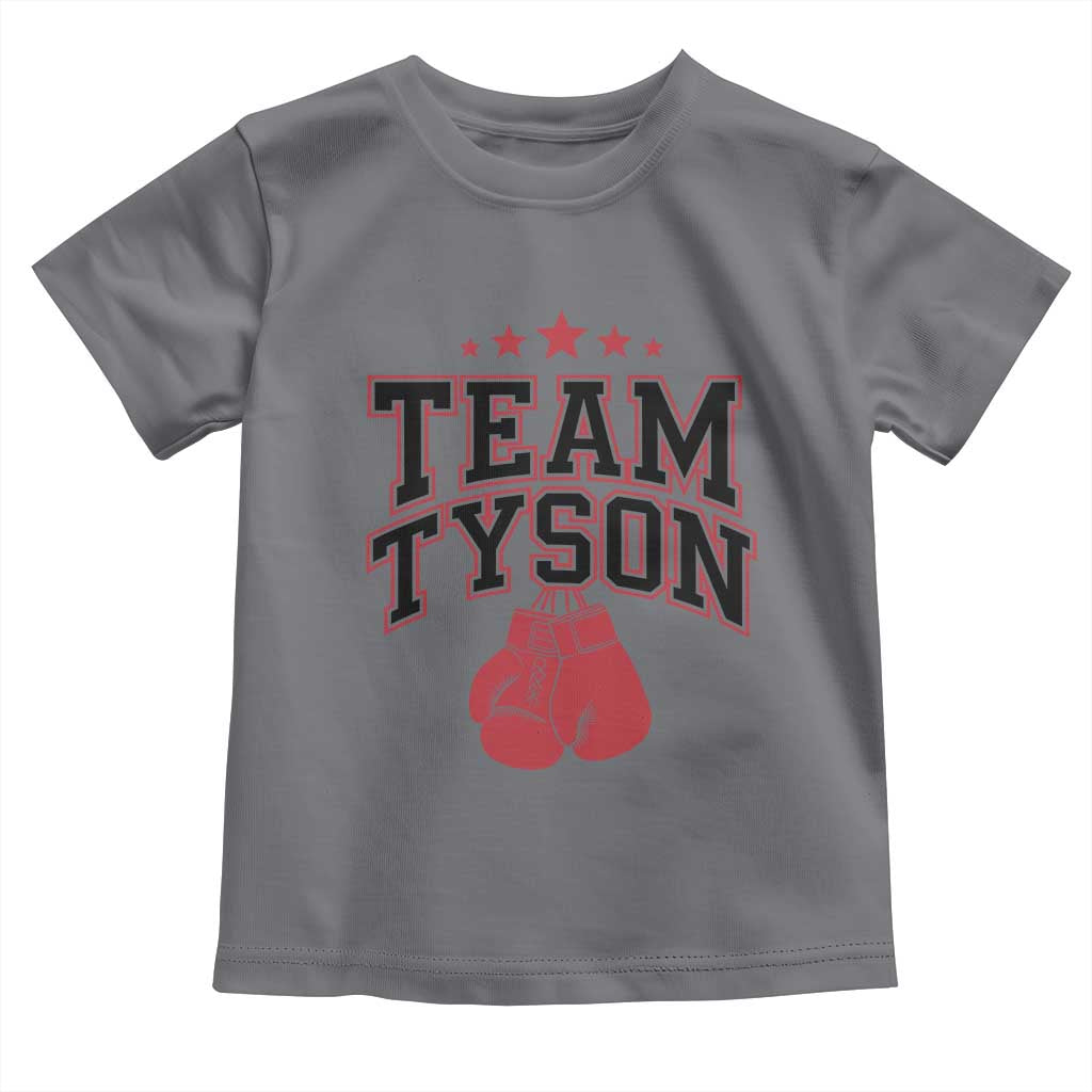 Team Tyson Toddler T Shirt Family Personalized Name Retro Red