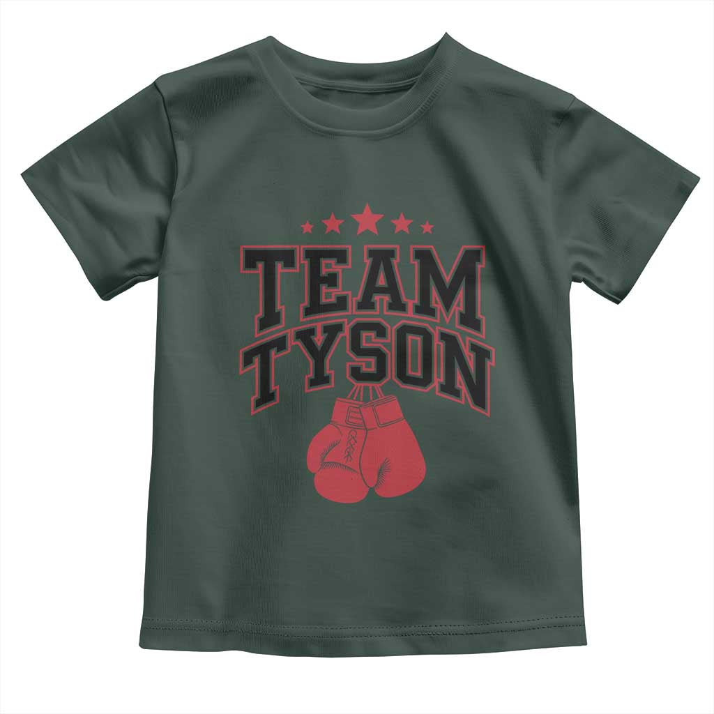 Team Tyson Toddler T Shirt Family Personalized Name Retro Red