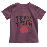 Team Tyson Toddler T Shirt Family Personalized Name Retro Red