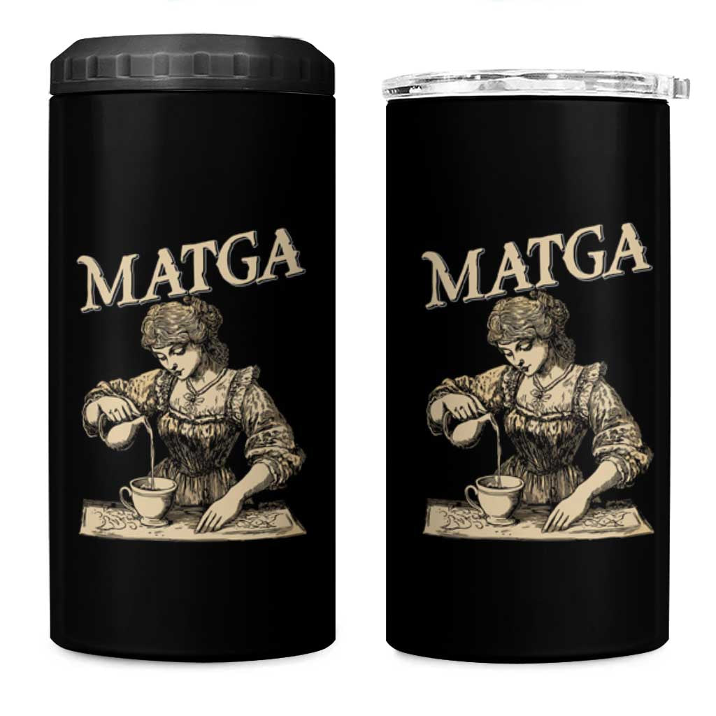 MATGA Make Aqua Tofana Great Again 4 in 1 Can Cooler Tumbler Funny Feminist Retro Vintage
