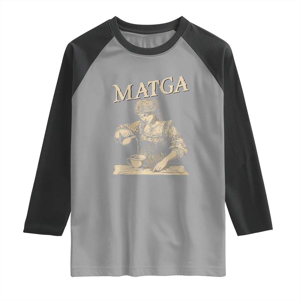 MATGA Make Aqua Tofana Great Again Raglan Shirt Funny Feminist Retro Vintage