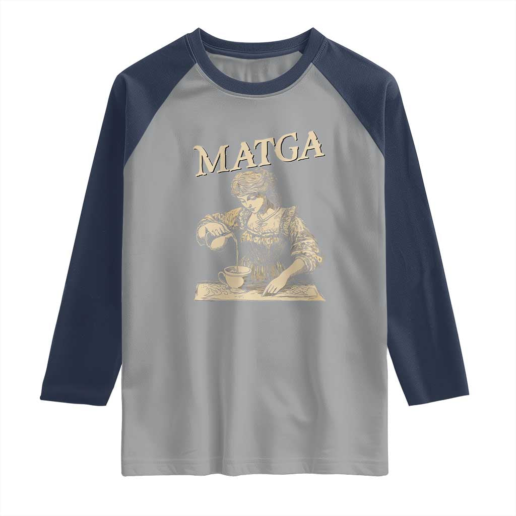 MATGA Make Aqua Tofana Great Again Raglan Shirt Funny Feminist Retro Vintage