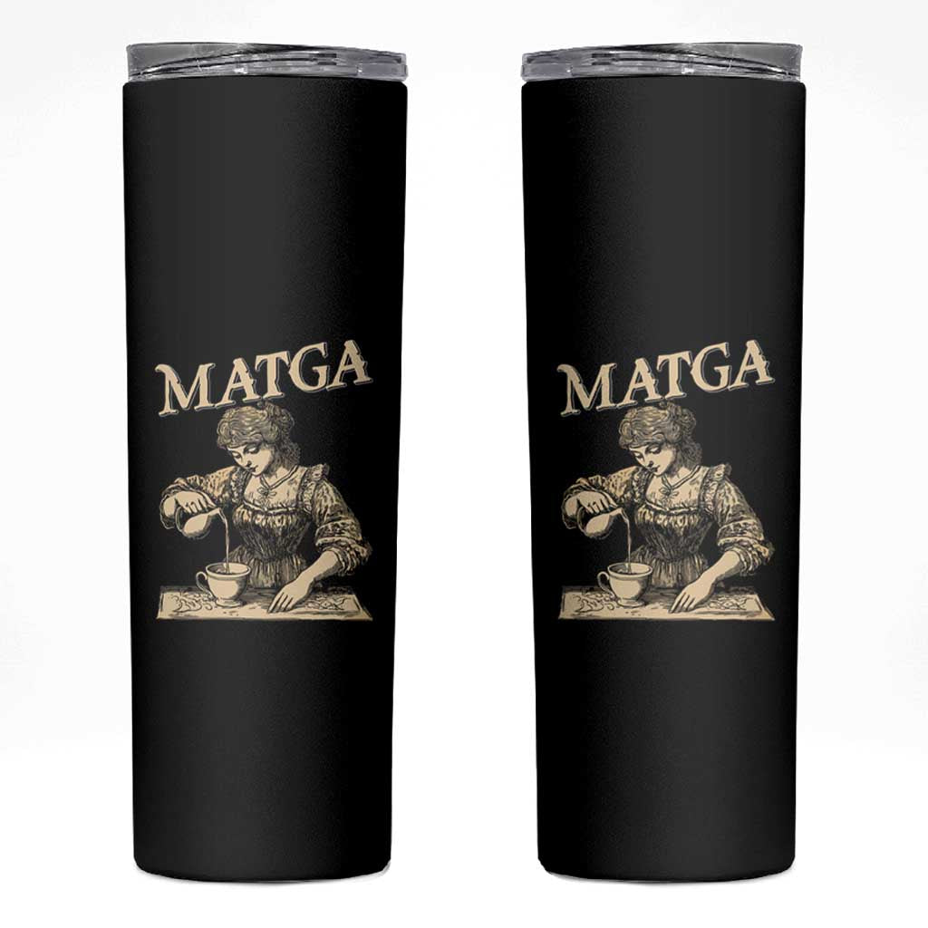 MATGA Make Aqua Tofana Great Again Skinny Tumbler Funny Feminist Retro Vintage