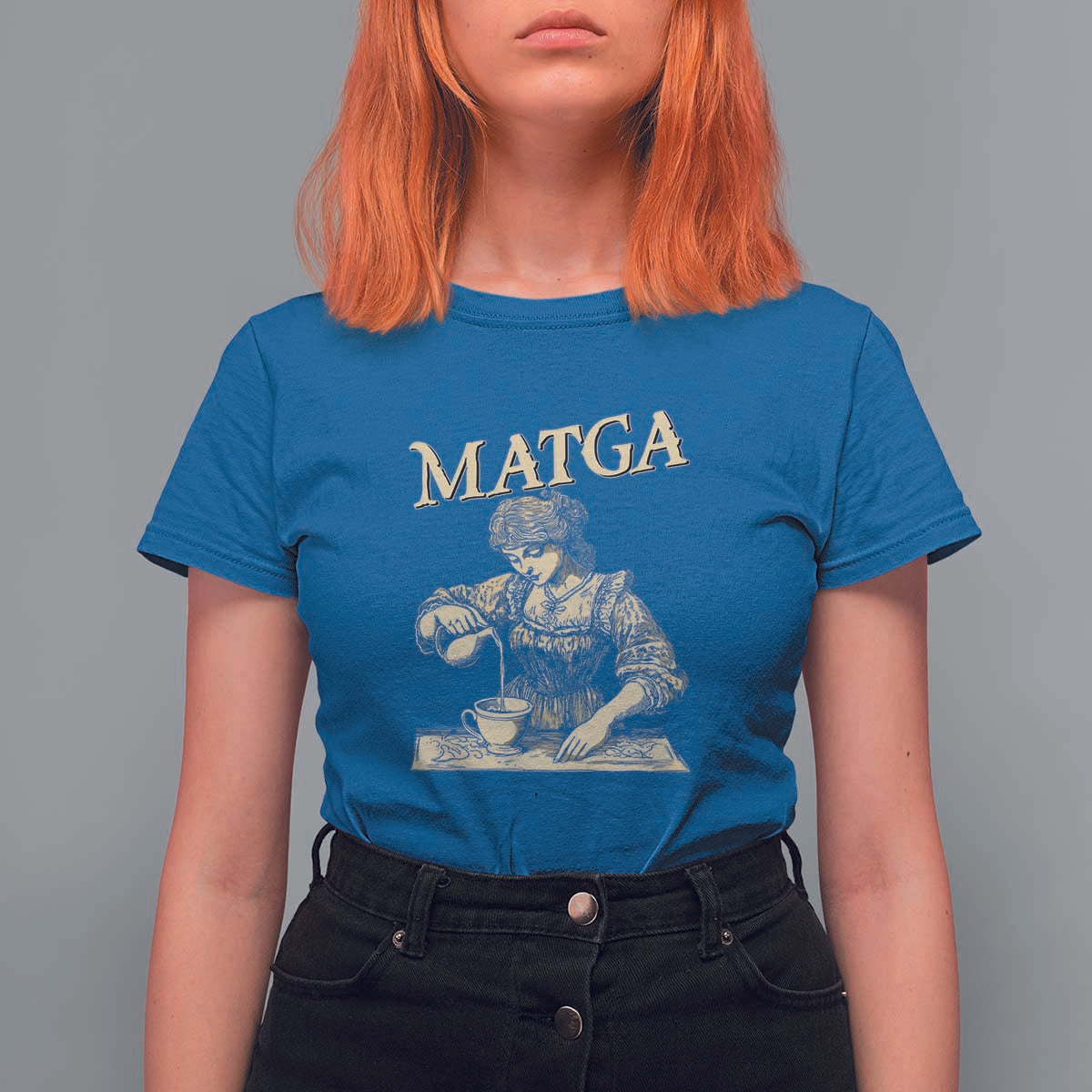 MATGA Make Aqua Tofana Great Again T Shirt For Women Funny Feminist Retro Vintage