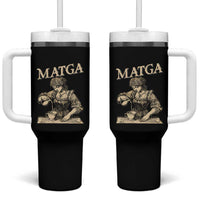 MATGA Make Aqua Tofana Great Again Tumbler With Handle Funny Feminist Retro Vintage