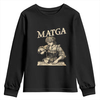 MATGA Make Aqua Tofana Great Again Youth Sweatshirt Funny Feminist Retro Vintage