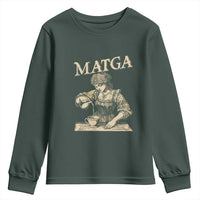 MATGA Make Aqua Tofana Great Again Youth Sweatshirt Funny Feminist Retro Vintage