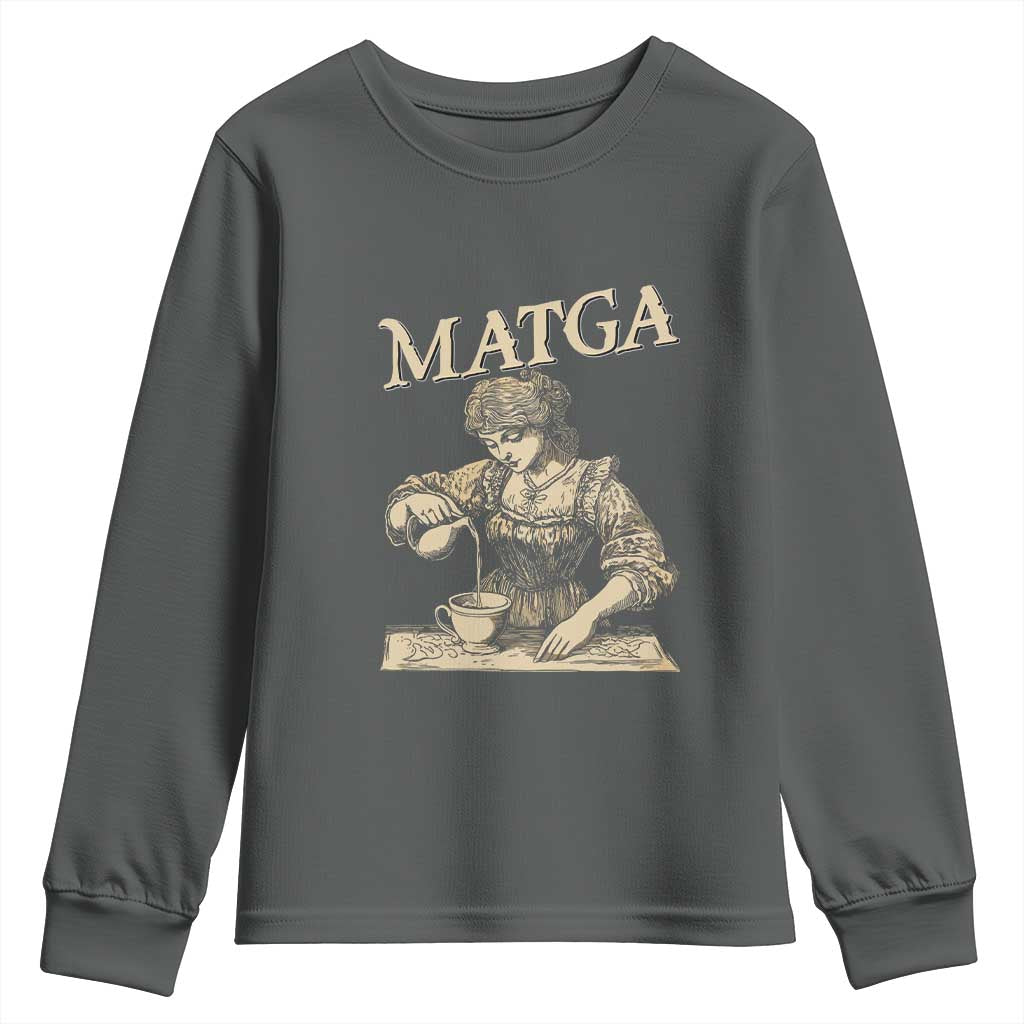 MATGA Make Aqua Tofana Great Again Youth Sweatshirt Funny Feminist Retro Vintage