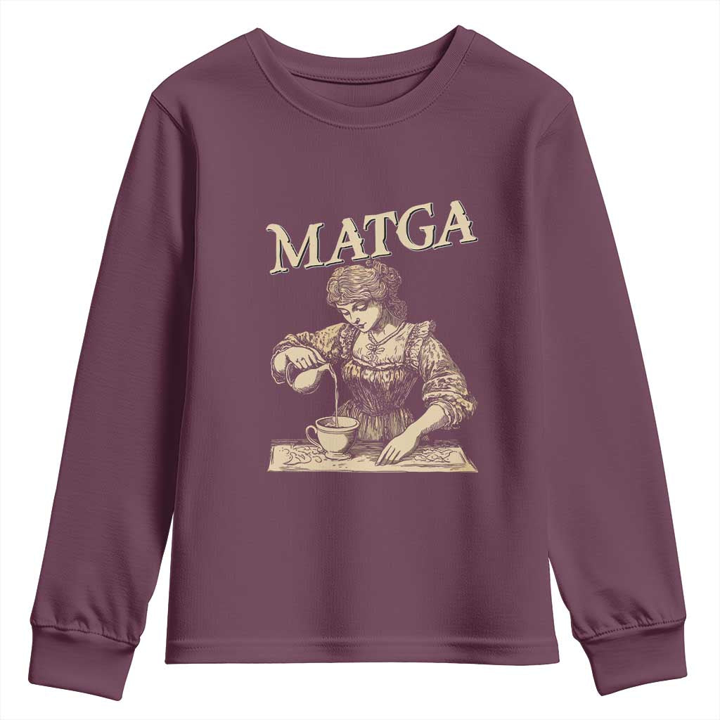MATGA Make Aqua Tofana Great Again Youth Sweatshirt Funny Feminist Retro Vintage