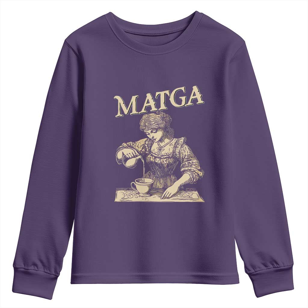 MATGA Make Aqua Tofana Great Again Youth Sweatshirt Funny Feminist Retro Vintage