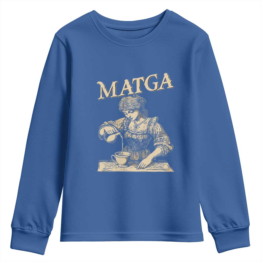 MATGA Make Aqua Tofana Great Again Youth Sweatshirt Funny Feminist Retro Vintage
