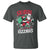 Funny Santa Rizz Christmas T Shirt Retro Skibidi Rizzmas Claus Skating Board Xmas - Wonder Print Shop
