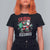 Funny Santa Rizz Christmas T Shirt For Women Retro Skibidi Rizzmas Claus Skating Board Xmas - Wonder Print Shop