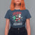 Funny Santa Rizz Christmas T Shirt For Women Retro Skibidi Rizzmas Claus Skating Board Xmas - Wonder Print Shop