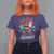 Funny Santa Rizz Christmas T Shirt For Women Retro Skibidi Rizzmas Claus Skating Board Xmas - Wonder Print Shop