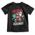 Funny Santa Rizz Christmas Toddler T Shirt Retro Skibidi Rizzmas Claus Skating Board Xmas