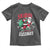 Funny Santa Rizz Christmas Toddler T Shirt Retro Skibidi Rizzmas Claus Skating Board Xmas