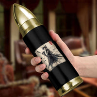 Samurai Cat Graphic Bullet Tumbler Warrior Vintage Japanese Art Anime - Wonder Print Shop