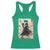 Samurai Cat Graphic Racerback Tank Top Warrior Vintage Japanese Art Anime - Wonder Print Shop