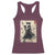 Samurai Cat Graphic Racerback Tank Top Warrior Vintage Japanese Art Anime - Wonder Print Shop